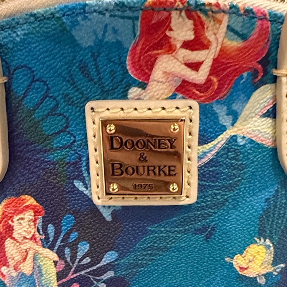 Disney Dooney & Bourke Ariel Blue Mini Bag - Picture 7 of 8